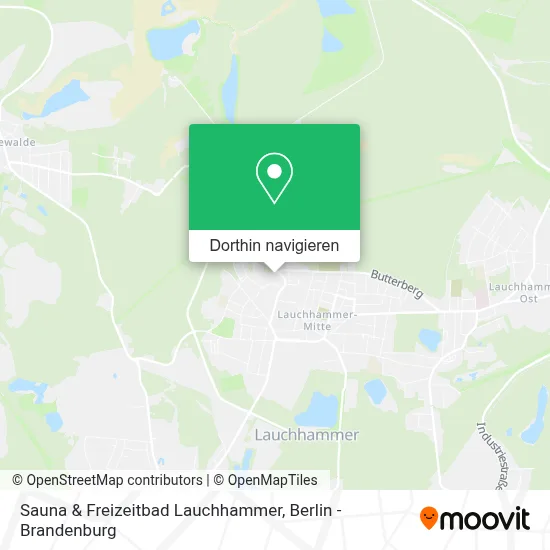Sauna & Freizeitbad Lauchhammer Karte