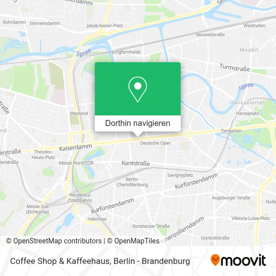 Coffee Shop & Kaffeehaus Karte
