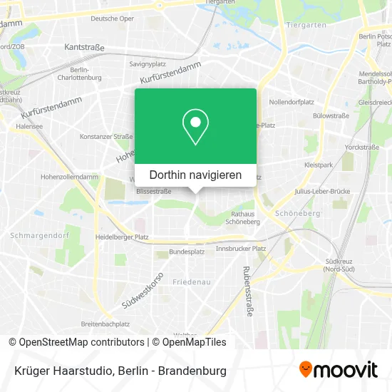Krüger Haarstudio Karte