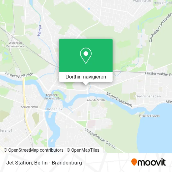 Jet Station Karte