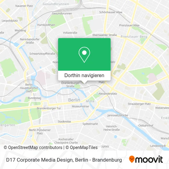 D17 Corporate Media Design Karte