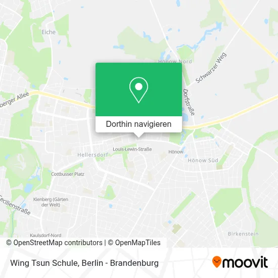 Wing Tsun Schule Karte