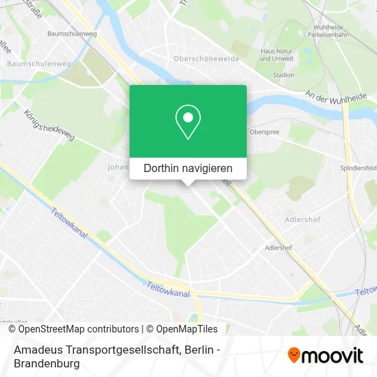 Amadeus Transportgesellschaft Karte