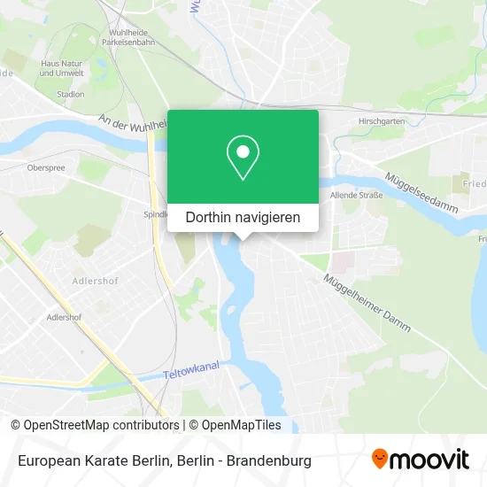 European Karate Berlin Karte