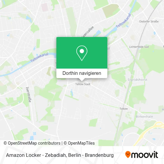 Amazon Locker - Zebadiah Karte