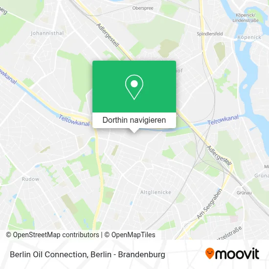Berlin Oil Connection Karte