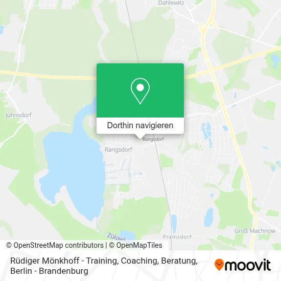Rüdiger Mönkhoff - Training, Coaching, Beratung Karte