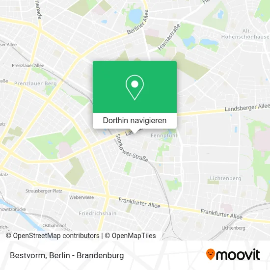 Bestvorm Karte
