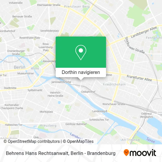 Behrens Hans Rechtsanwalt Karte