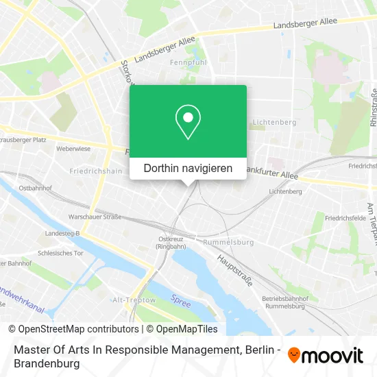 Master Of Arts In Responsible Management Karte