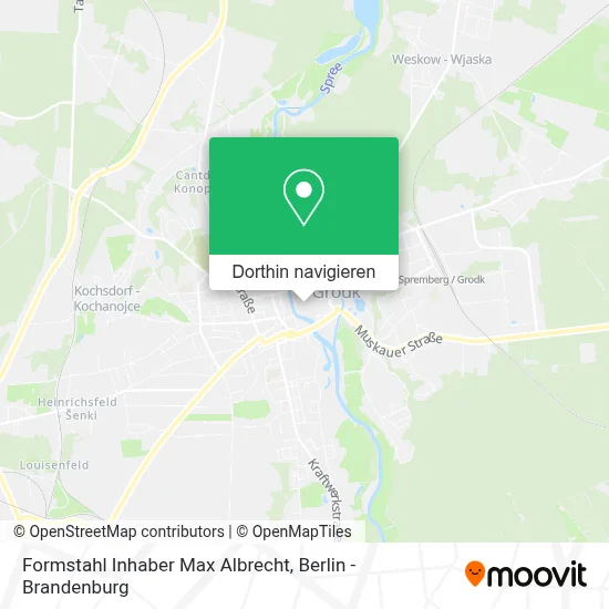 Formstahl Inhaber Max Albrecht Karte