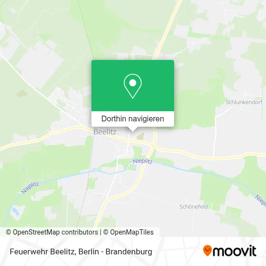 Feuerwehr Beelitz Karte