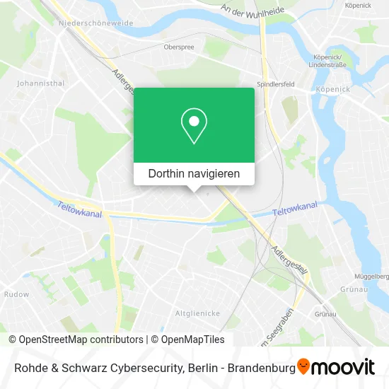 Rohde & Schwarz Cybersecurity Karte