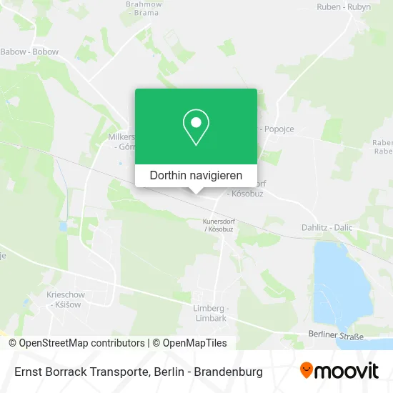 Ernst Borrack Transporte Karte