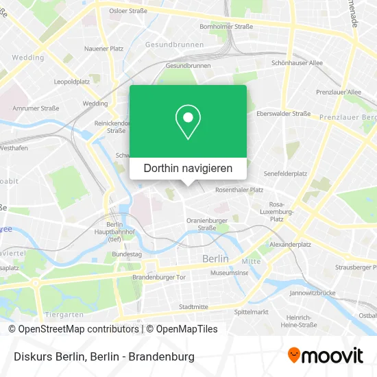 Diskurs Berlin Karte