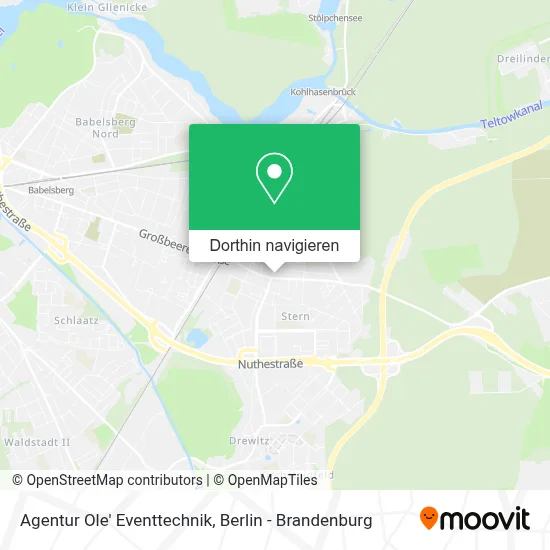 Agentur Ole' Eventtechnik Karte