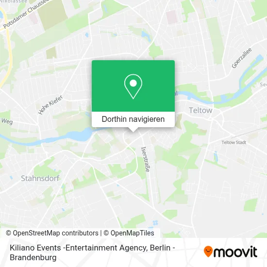Kiliano Events -Entertainment Agency Karte