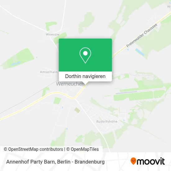 Annenhof Party Barn Karte