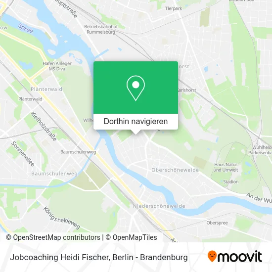 Jobcoaching Heidi Fischer Karte