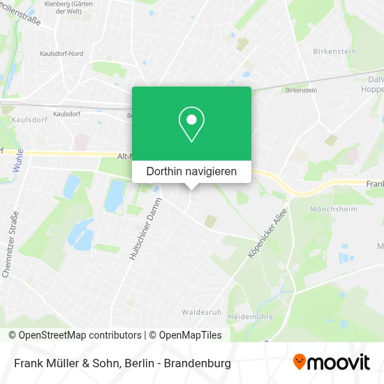 Frank Müller & Sohn Karte