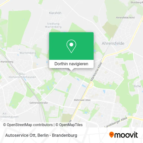 Autoservice Ott Karte