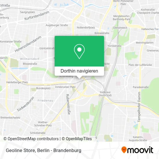 Geoline Store Karte