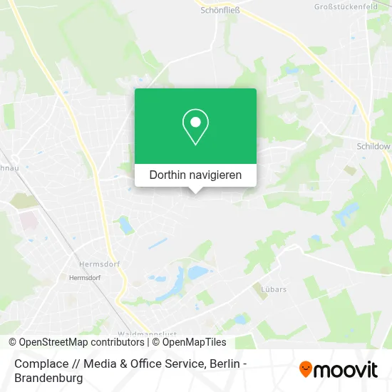 Complace // Media & Office Service Karte