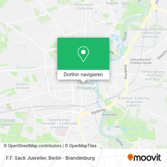 F.F. Sack Juwelier Karte