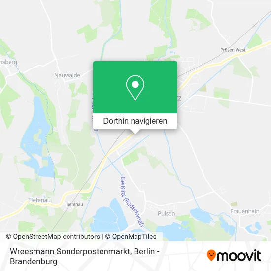 Wreesmann Sonderpostenmarkt Karte