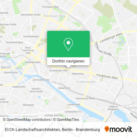 El:Ch Landschaftsarchitekten Karte