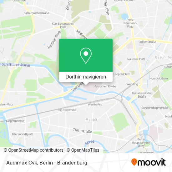 Audimax Cvk Karte