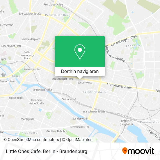 Little Ones Cafe Karte