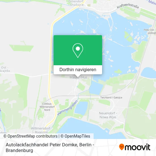 Autolackfachhandel Peter Domke Karte