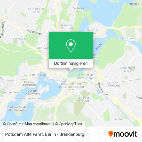 Potsdam Alte Fahrt Karte