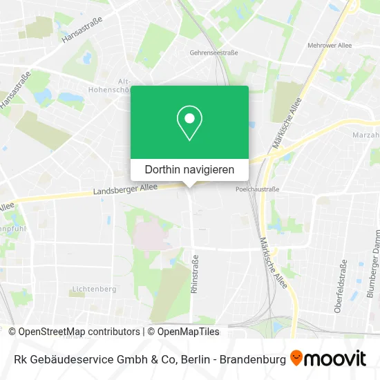 Rk Gebäudeservice Gmbh & Co Karte