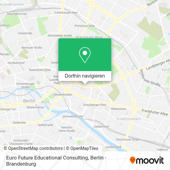Euro Future Educational Consulting Karte