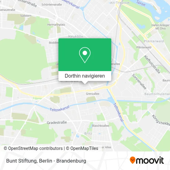 Bunt Stiftung Karte