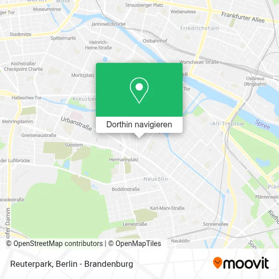 Reuterpark Karte