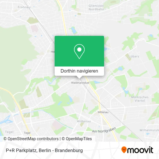 P+R Parkplatz Karte