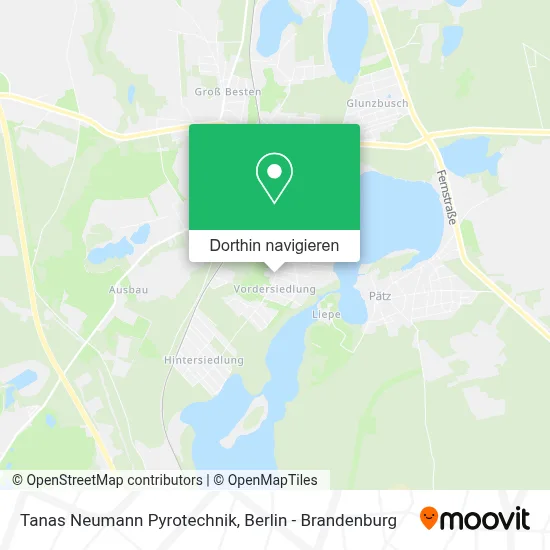 Tanas Neumann Pyrotechnik Karte