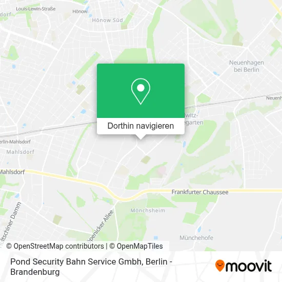 Pond Security Bahn Service Gmbh Karte