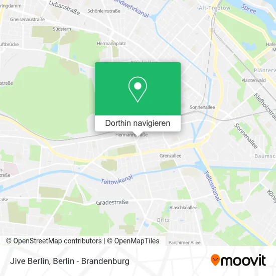 Jive Berlin Karte