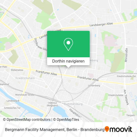 Bergmann Facility Management Karte