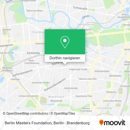 Berlin Masters Foundation Karte
