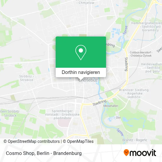 Cosmo Shop Karte