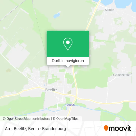 Amt Beelitz Karte