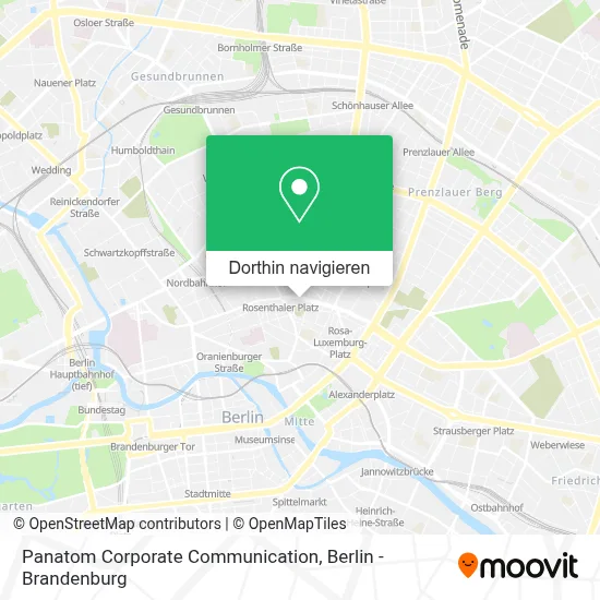 Panatom Corporate Communication Karte