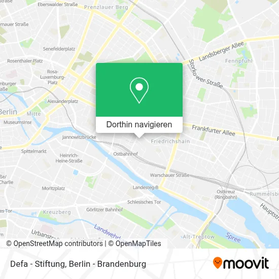 Defa - Stiftung Karte