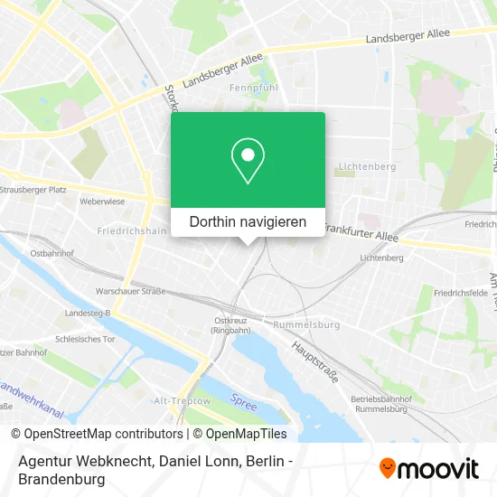 Agentur Webknecht, Daniel Lonn Karte