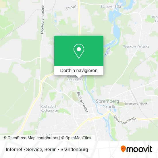 Internet - Service Karte